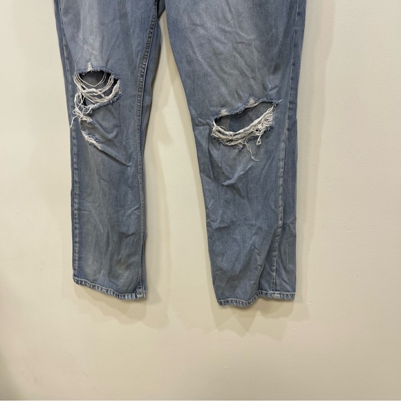 Kancan Jinx Ultra High Rise 90’s Boyfriend Jeans Medium Wash Distress Size 11/29 - Picture 3 of 8